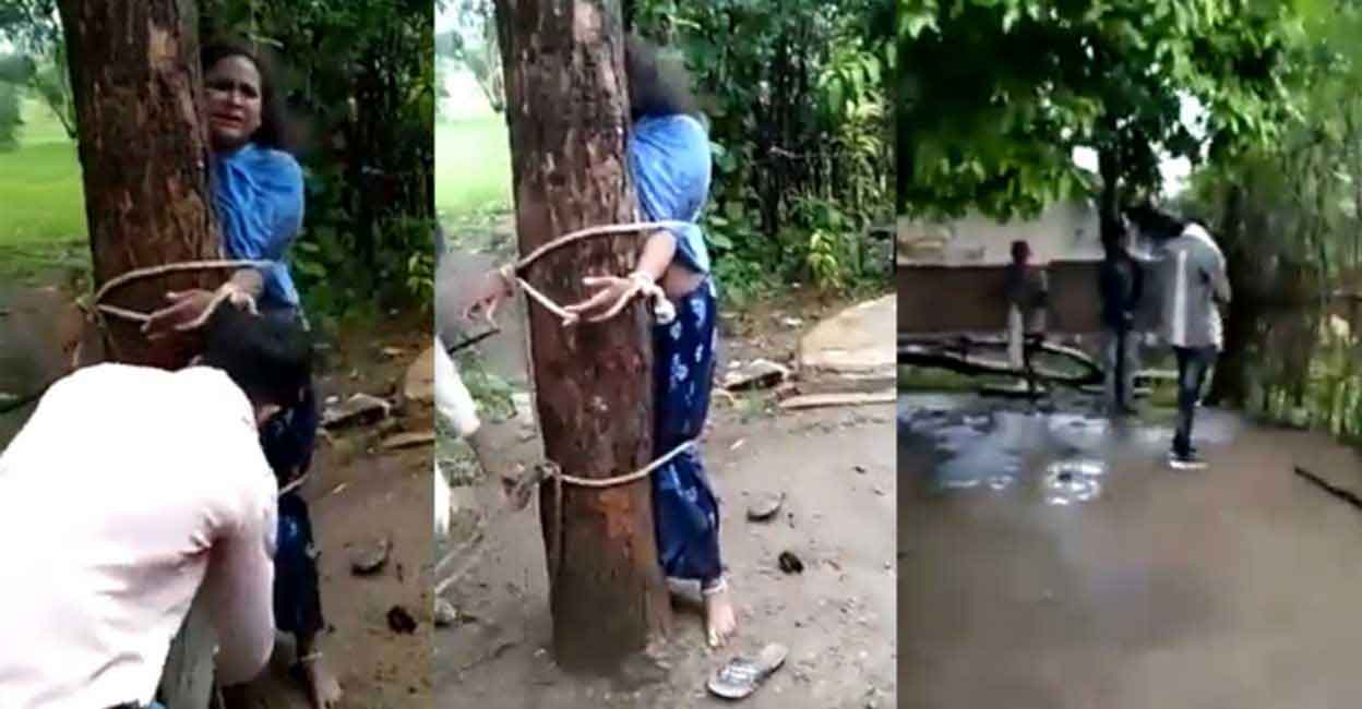 Rajasthan Woman Tied To Tree Thrashed For Hours After Seen With Husband S Friend