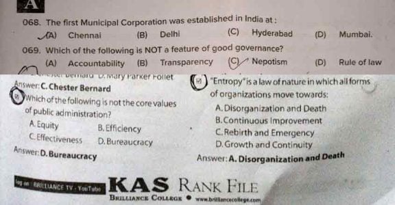 KAS Did Kerala PSC Lift 5 Questions From Exam Guide Candidate Tweets