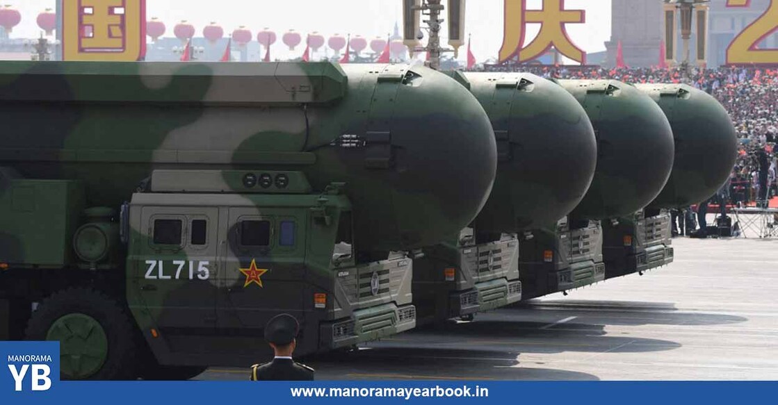 SIPRI estimates that China now has at least 600 nuclear warheads. China’s nuclear arsenal is growing faster than any other country. Photo: AFP