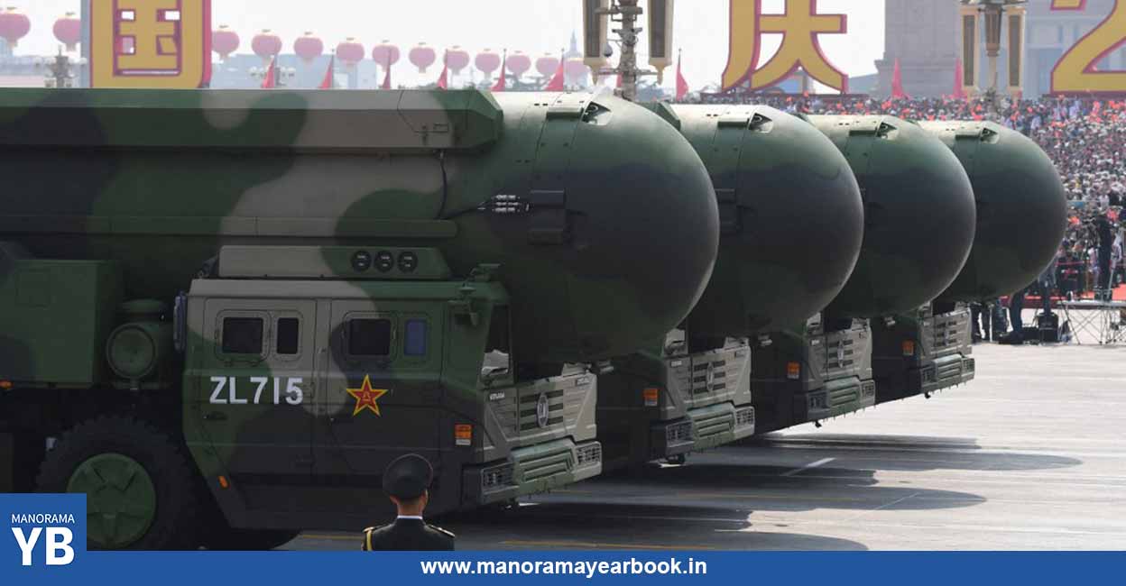 SIPRI estimates that China now has at least 600 nuclear warheads. China’s nuclear arsenal is growing faster than any other country. Photo: AFP