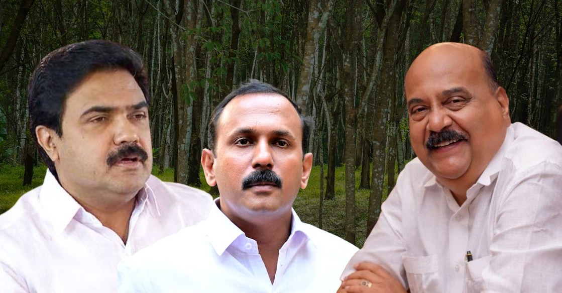 Jose K Mani,  Shone George, Mani C Kappen. Photo: Onmanorama