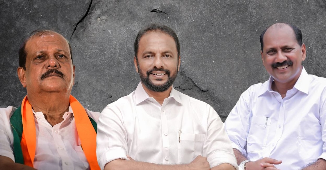 P C George, Sebastian M J and Sebastian Kulathunkal. Photo: Onmanorama