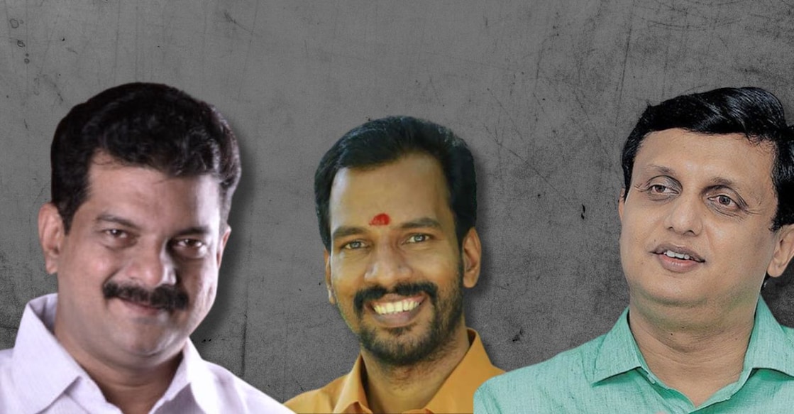 P V Anvar, P A Mohamed Riyas, K P Prakash Babu. Photo: Onmanorama