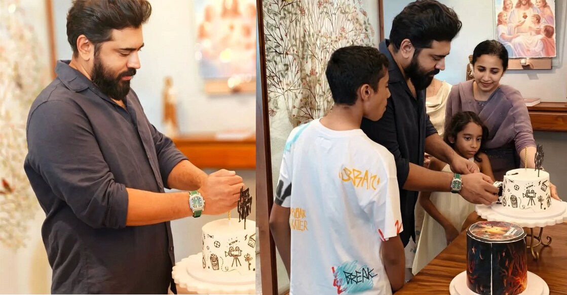 Nivin Pauly with his family. Photo: _tiastreat_/Instagram