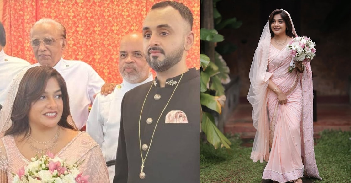 From Archana Kavi's wedding. Photo: @iamdhanyavarma/Instagram, mloft_by_joeljacobmathew/Instagram