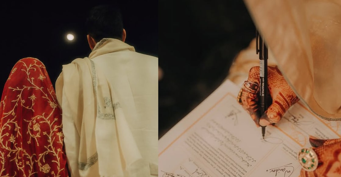 Zaira Wasim with her life partner. Photo: Instagram/ zairawasim