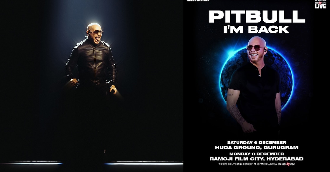 American rapper and singer Armando Christian Perez, better known by his stage name Pitbull. Photo: bookmyshowin/Instagram