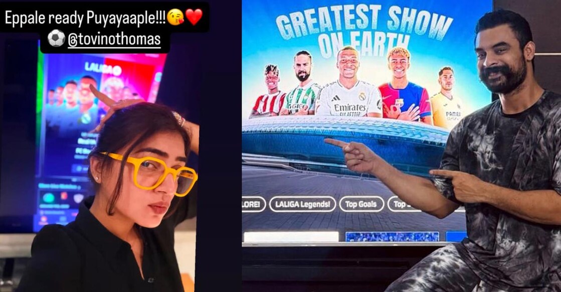 Nazriya and Tovino engaged in a friendly exchange on social media. Photo: Instagram