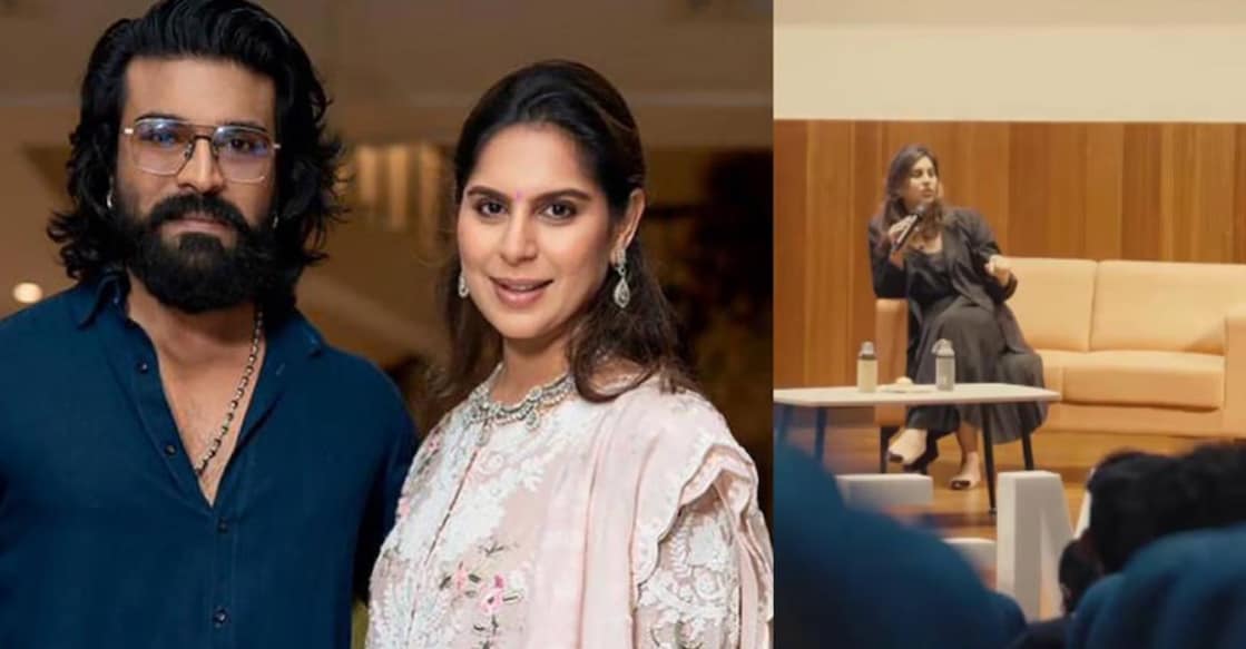 Upasana Konidela with husband Ram Charan. Photo: Instagram