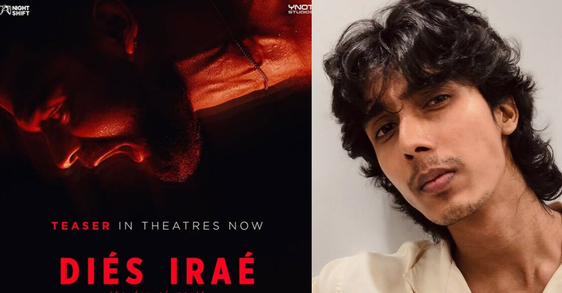 Arun Ajikumar discussed Pranav's technique while shooting a photo for 'Dies Irae' poster. Photo: Instagram