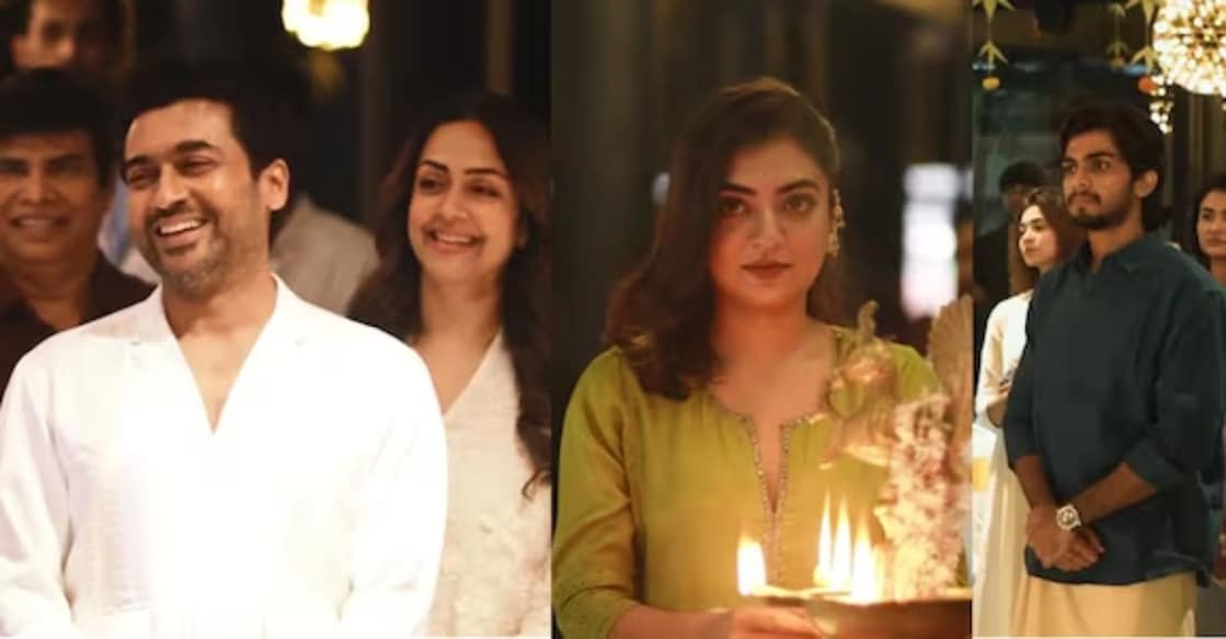 Held in Chennai, the event saw the presence of Suriya, Jyothika, Karthi, Nazriya Nazim, Jithu Madhavan, Naslen, Mashar Hamsa, Sushin Shyam, and several others. Photo: YouTube