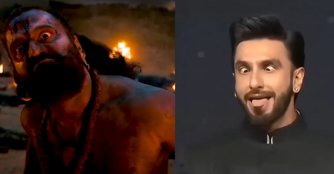 Ranveer Singh imitating Rishab at the IFFI venue in Goa. Photo: X