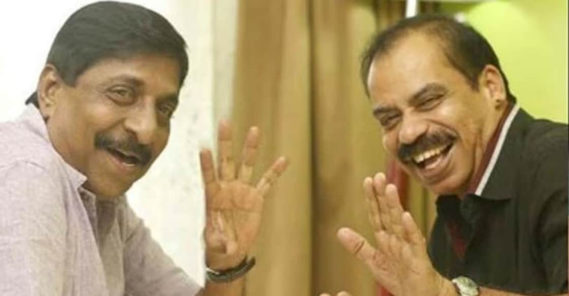 Sreenivasan and Sathyan Anthikad. Photo: Facebook