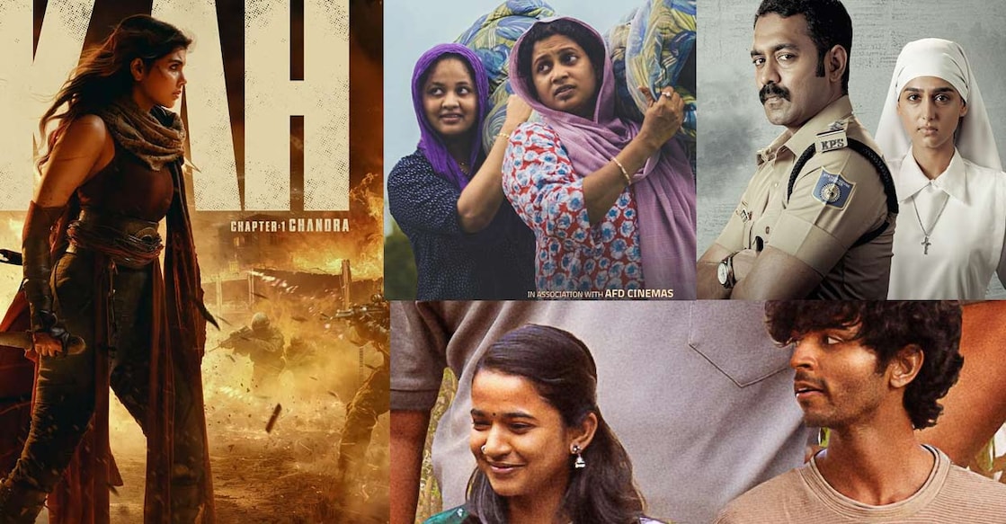 Posters of films that started conversations in Malayalam cinema this year. Photos: Imdb