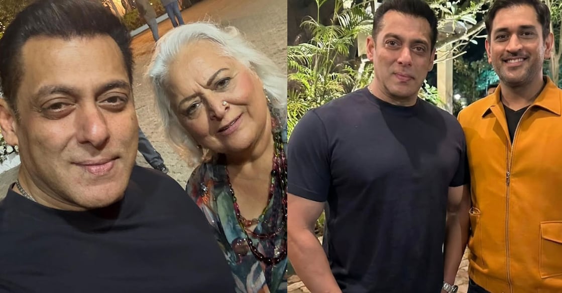 Several friends and family members attended the birthday celebration at Salman Khan's farmhouse. Photos: Instagram/ neelikhan786, kakbina