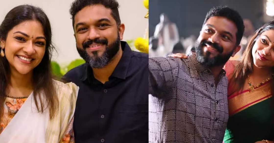 Abhirami and Rahul. Photo: Instagram