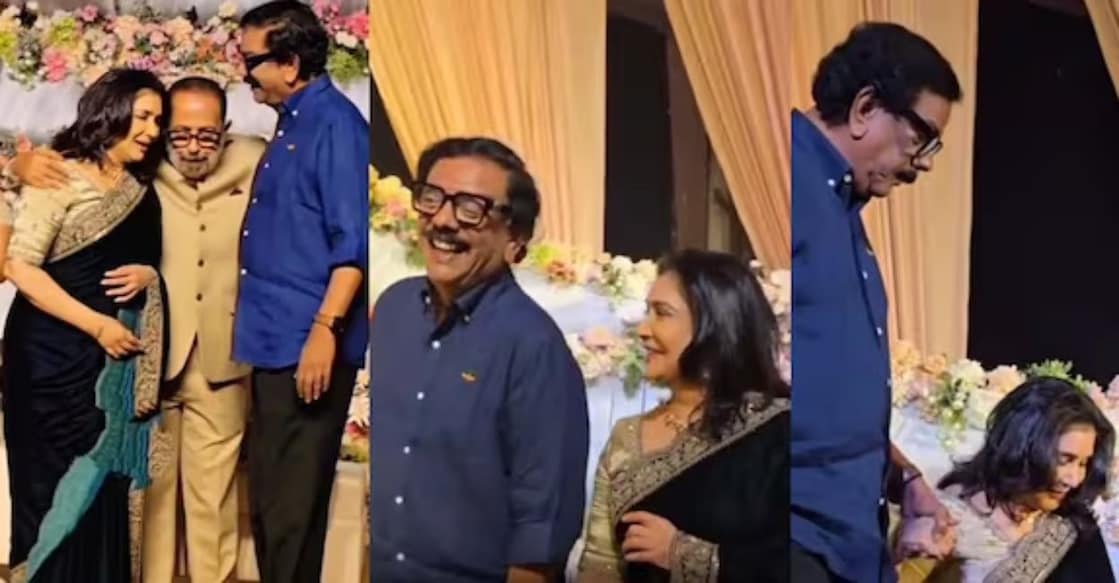 Priyadarshan and Lissy have maintained a cordial relationship and have often come together for important family occasions involving their children. Photo: Instagram