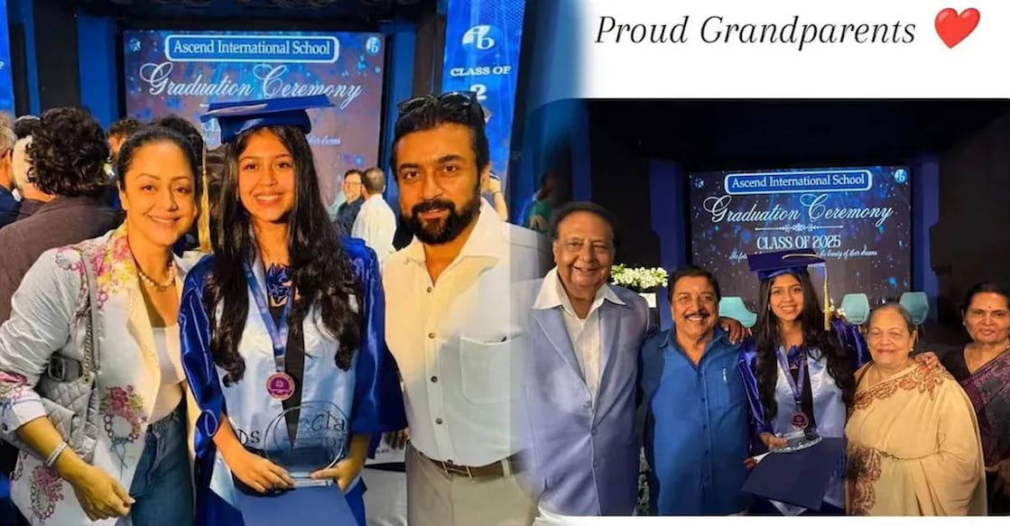 Suriya-Schija The photos included scenes of the ceremony, childhood memories and a message of thanks to the people who have been part of Diya's trip. Photo: Instagram