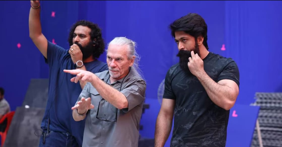 Guy Morris with Yash. Photo: X