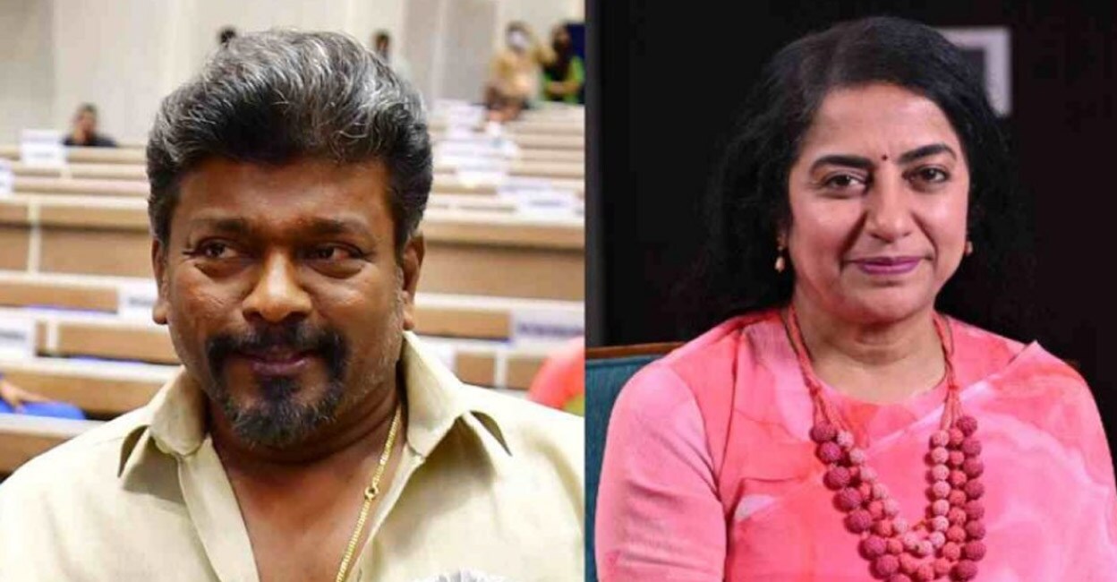 Parthiban said Suhasini is extremely proud of her beauty. Photo: Instagram