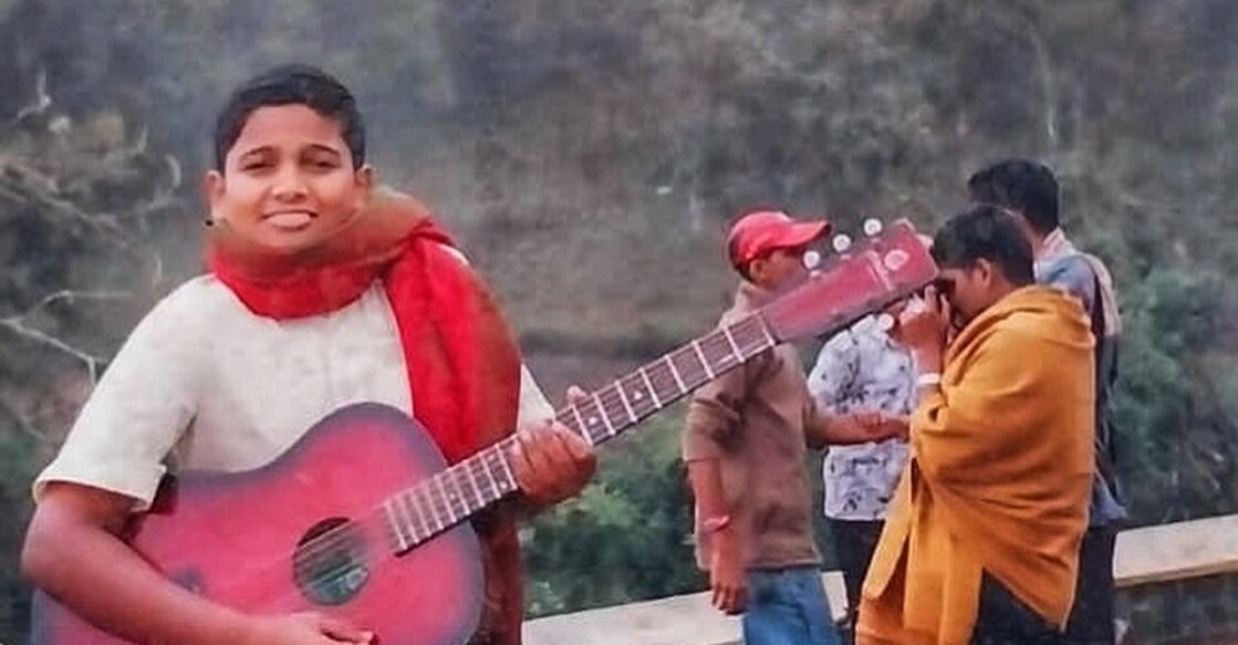 Basil Joseph's throwback picture. Photo: Instagram/Basil Joseph