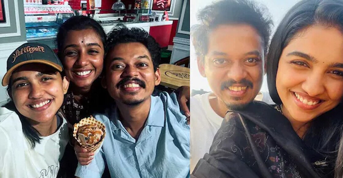 Mamitha Baiju and Sangeeth Prathap. Photo: Instagram