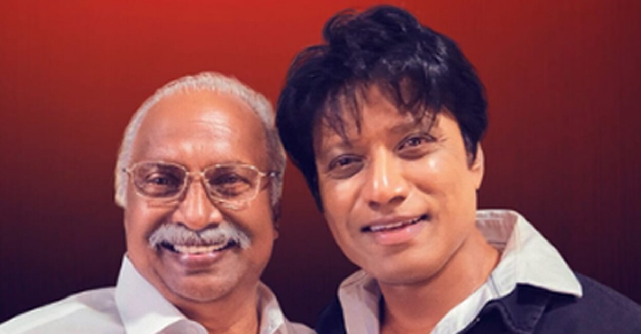 S J Suryah with Gokulam Gopalan. Photo: X