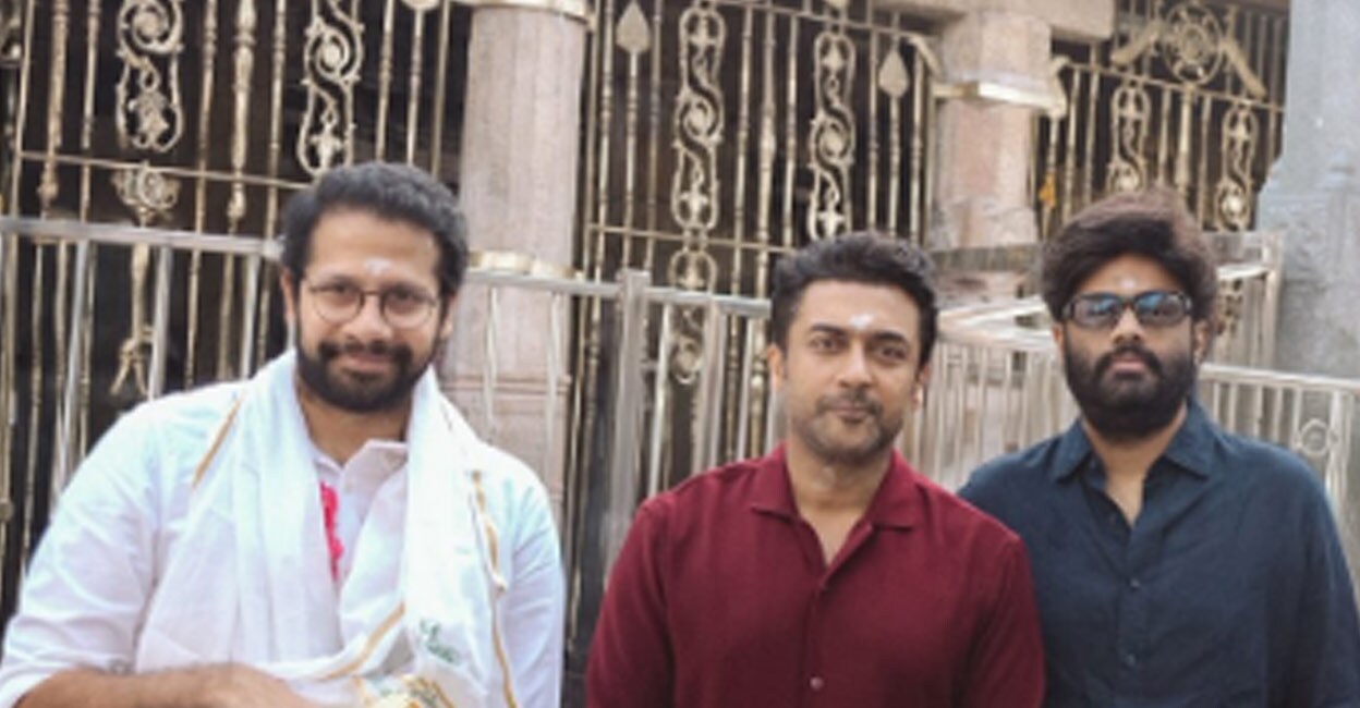 Suriya with Venky Atluri. Photo: X/ Sithara Entertainments