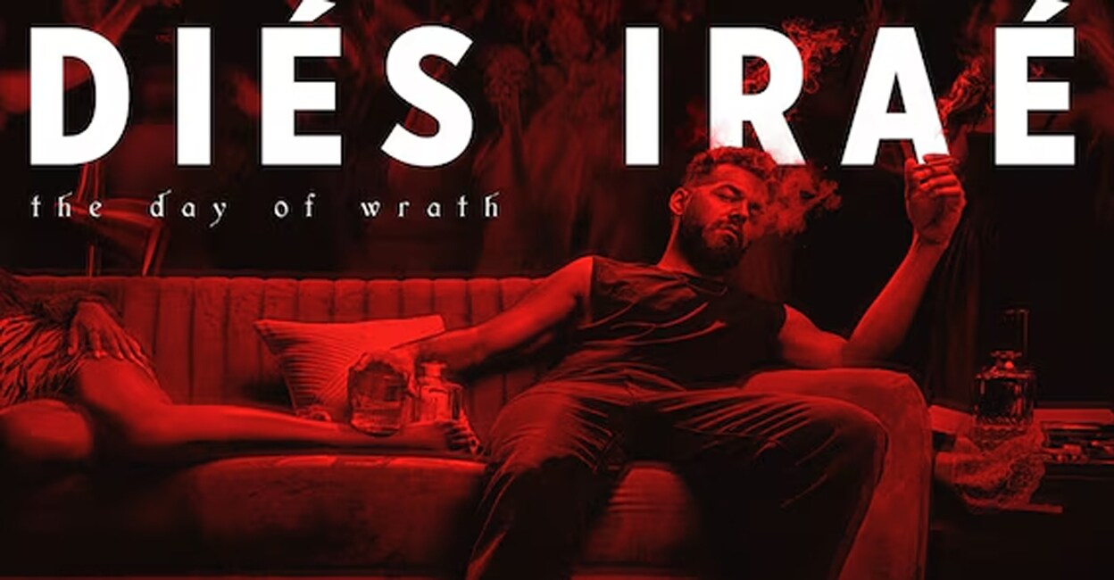 ‘Dies Irae’ first look poster. Photo: Instagram/Pranav  Mohanlal