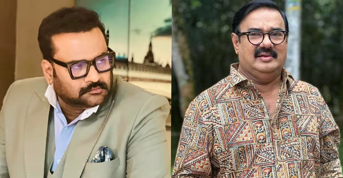 Tini Tom, Maniyanpilla Raju. Photo: Facebook