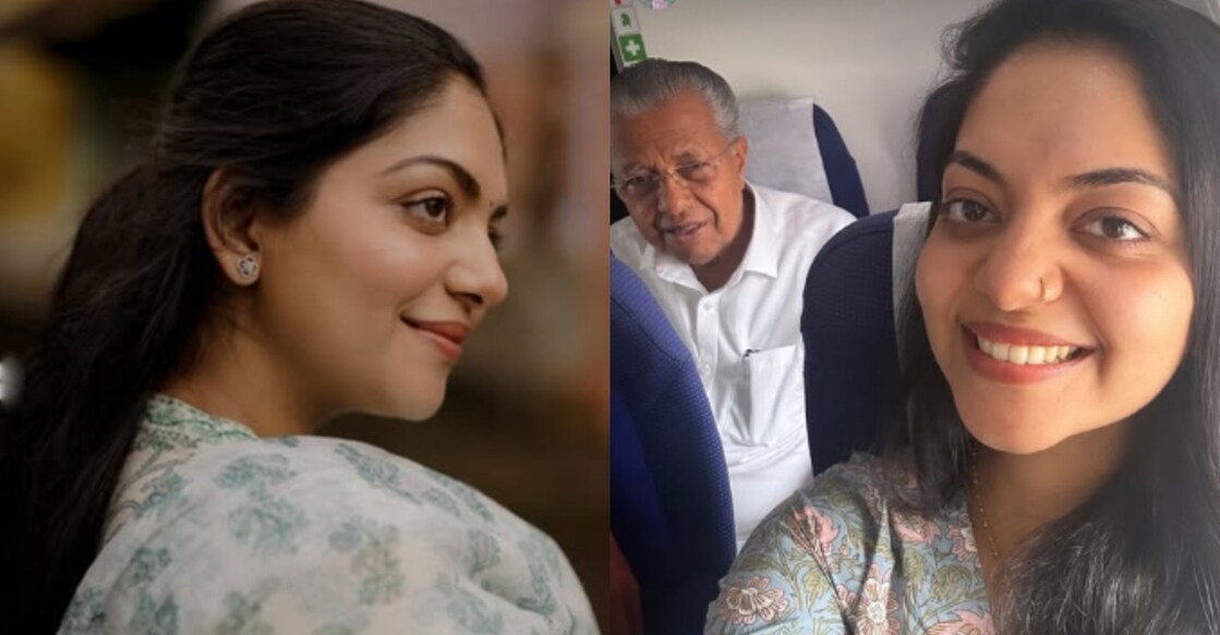 Ahaana Krishna, CM Pinarayi Vijayan. Photo: Instagram