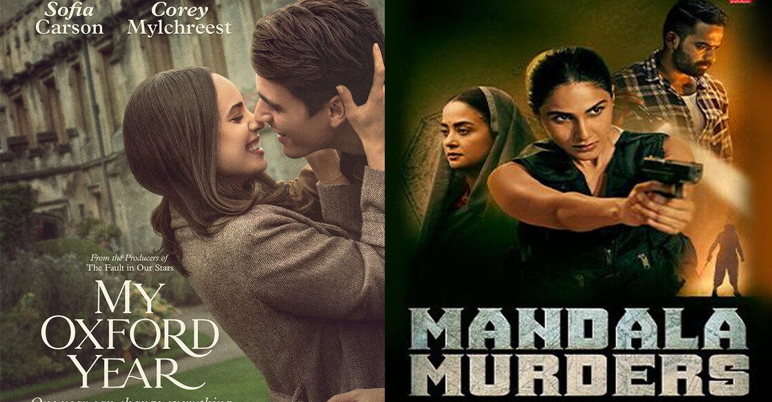 Posters of 'My Oxford Year', 'Mandala Murders'. Photo: IMDb