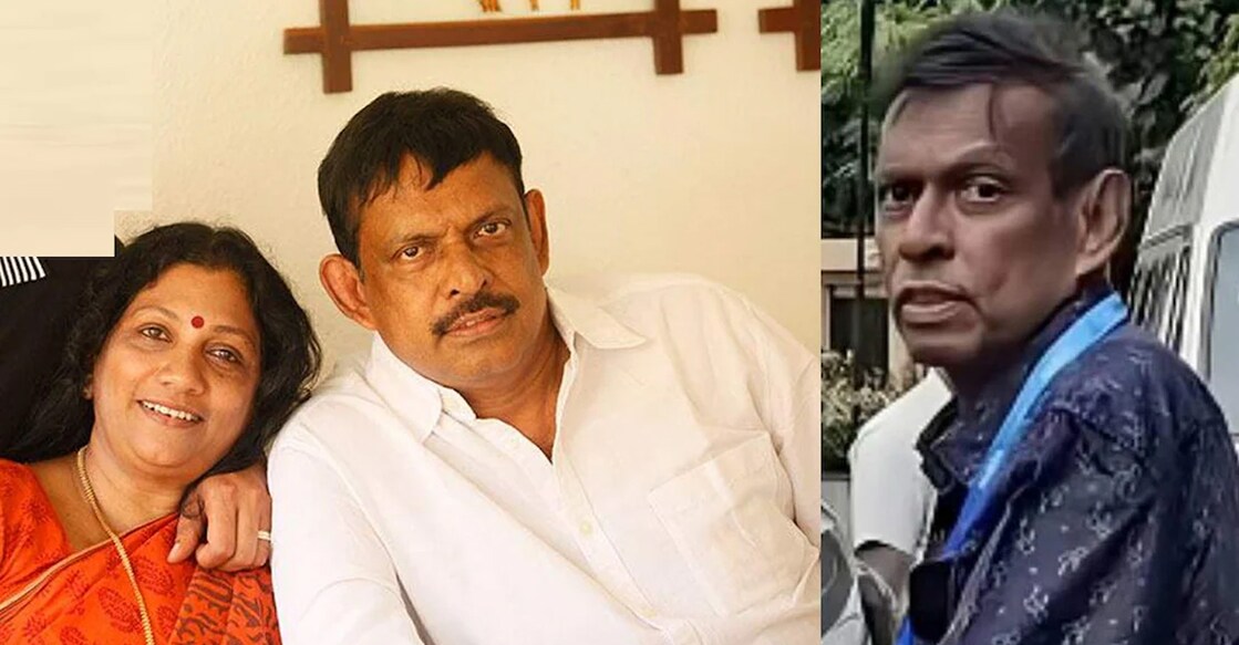 E A Rajendran and his wife. Photo: Facebook