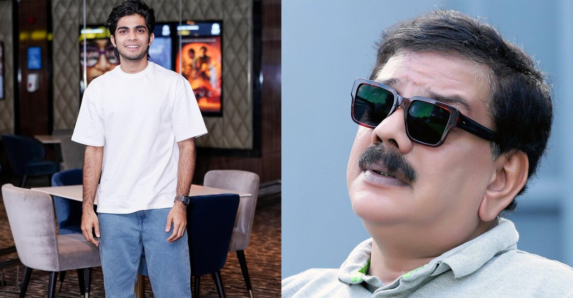 Actor Naslen, Priyadarshan. Photo: Instagram/Facebook