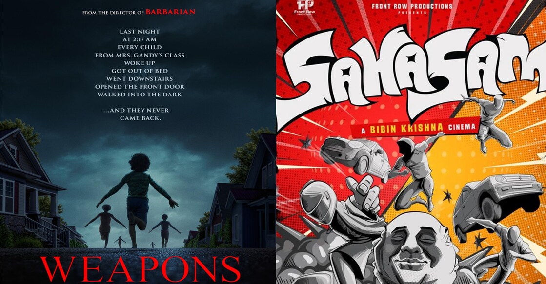 Posters of 'Weapons', 'Sahasam'. Photo: IMDb