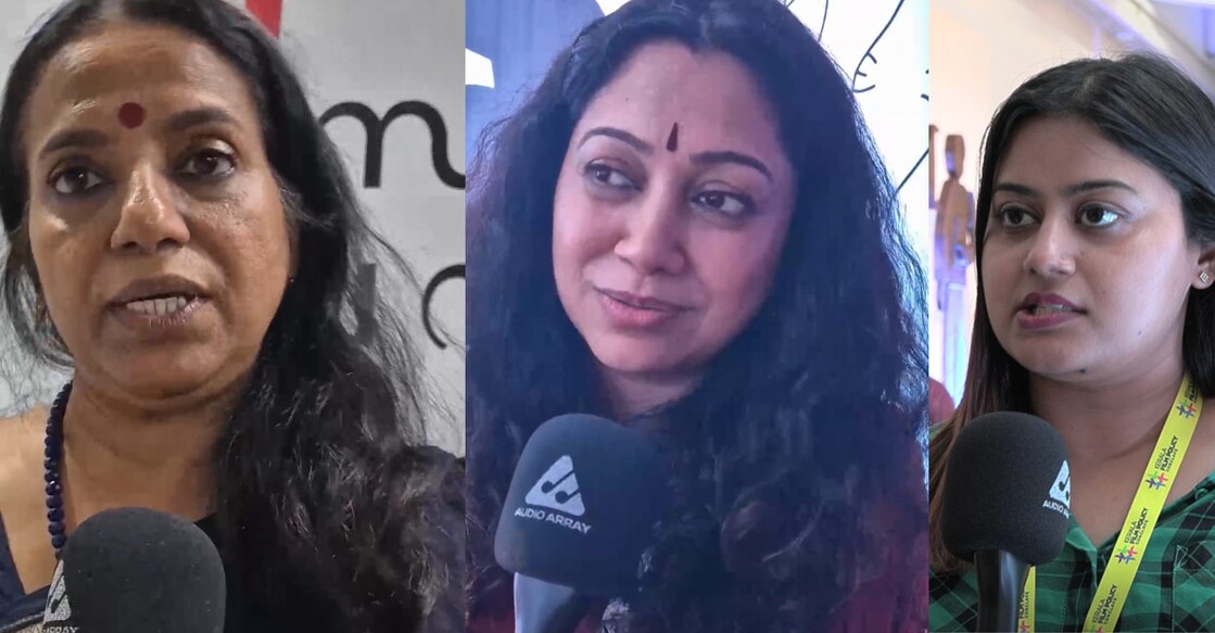 Jolly Chirayath, Anjali Menon and Ansiba spoke to Onmanorama on the sidelines of the cinema conclave. Photo: Onmanorama