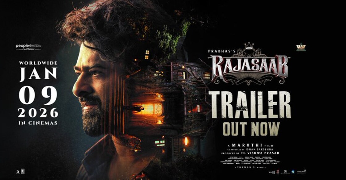 The trailer for 'The Raja Saab' was released on Sunday. Photo: @rajasaabmovie/x