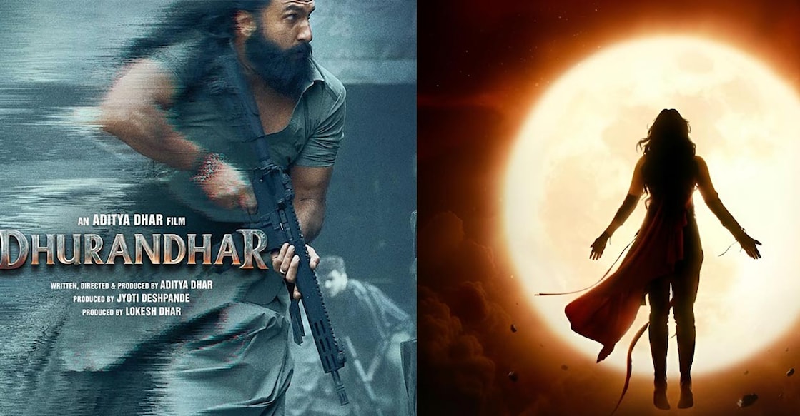 Posters of 'Dhurandhar' and 'Lokah'. Photos: Imdb