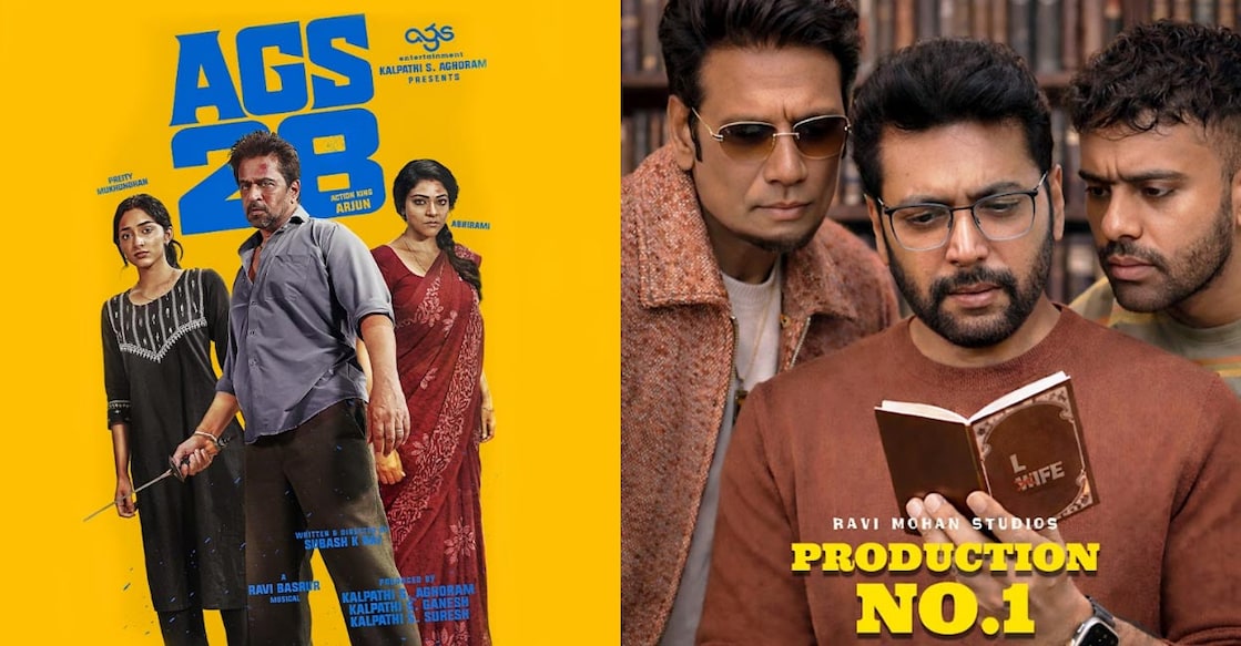 Posters of the new Tamil movies. Photos: Instagram