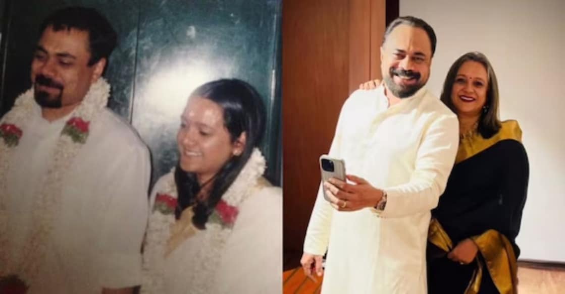 Prakash Varma and wife. Photo: Instagram