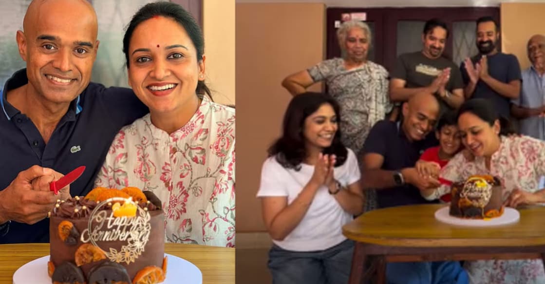 Lenaa with Prasanth. Photo: Instagram