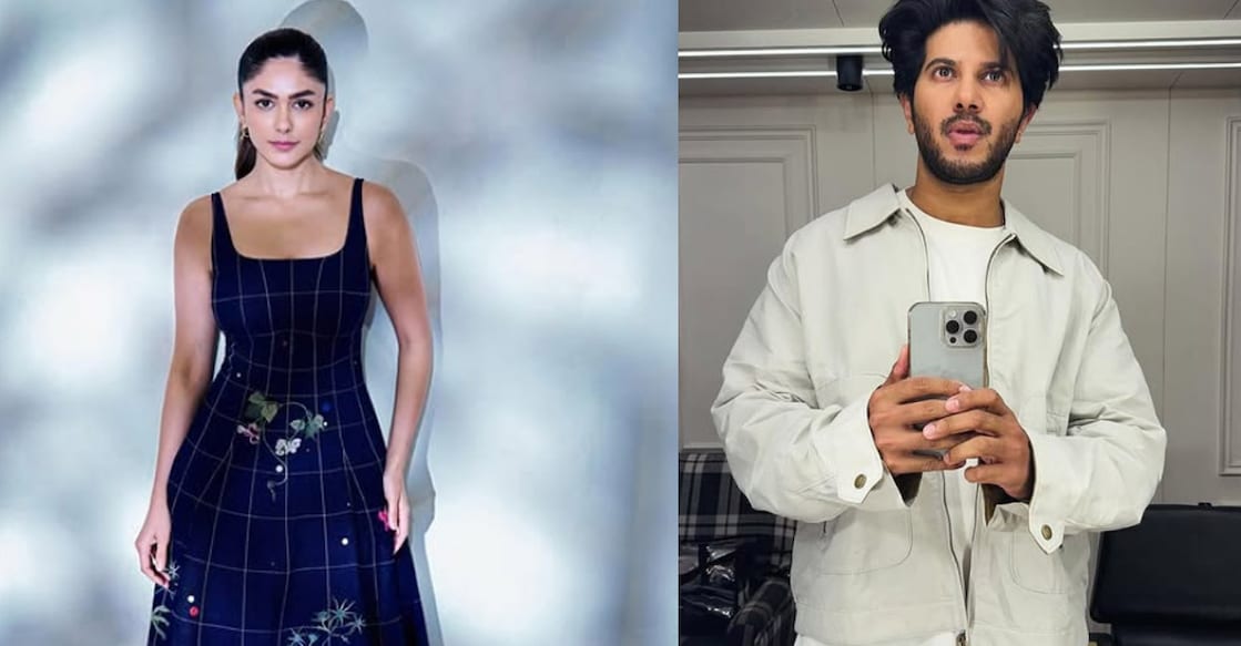 Mrunal Thakur and Dulquer Salmaan. Photos: Instagram