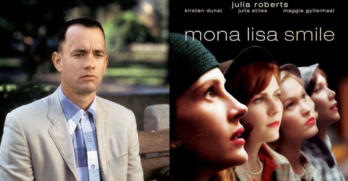Posters of 'Forrest Gump', 'Mona Lisa Smile'. Photo: IMDb
