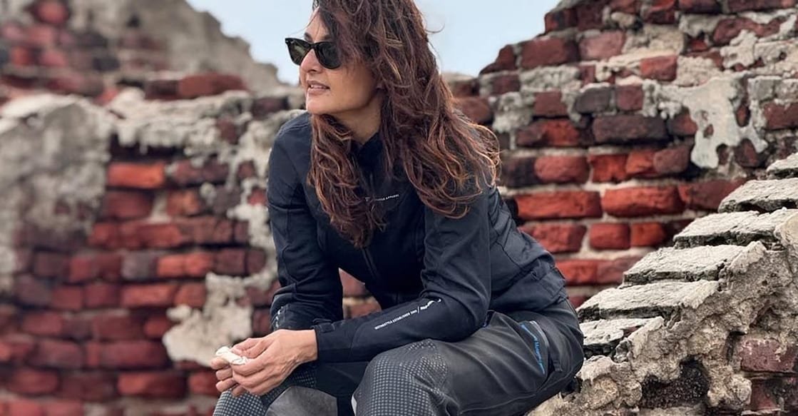 Manju at Dhanushkodi. Photo: Instagram