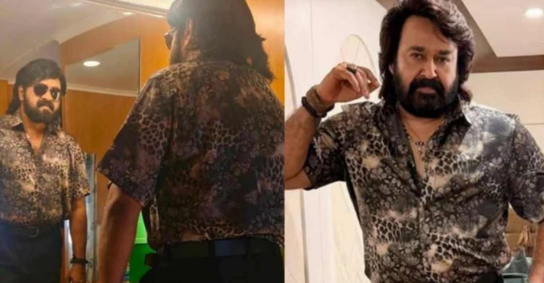 Joby Kodakara posted a photo wearing the same dress worn by Mohanlal in the movie. Photo: X