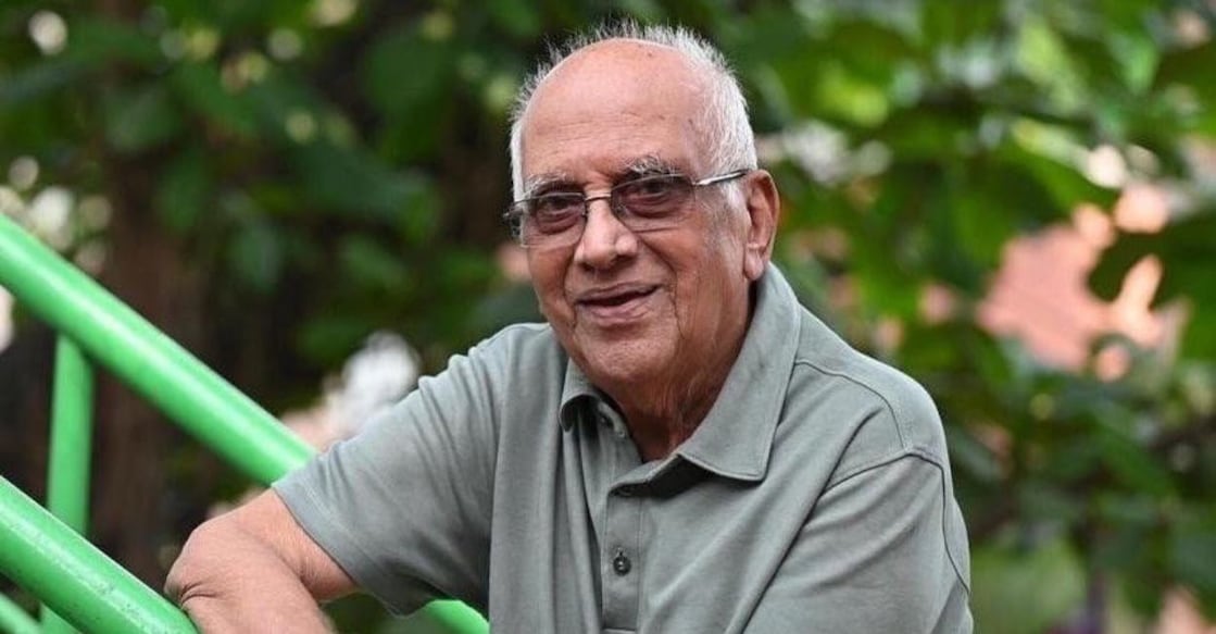 Veteran filmmaker Singeetham Srinivasa Rao. Photo: Instagram/@syamalaofficial
