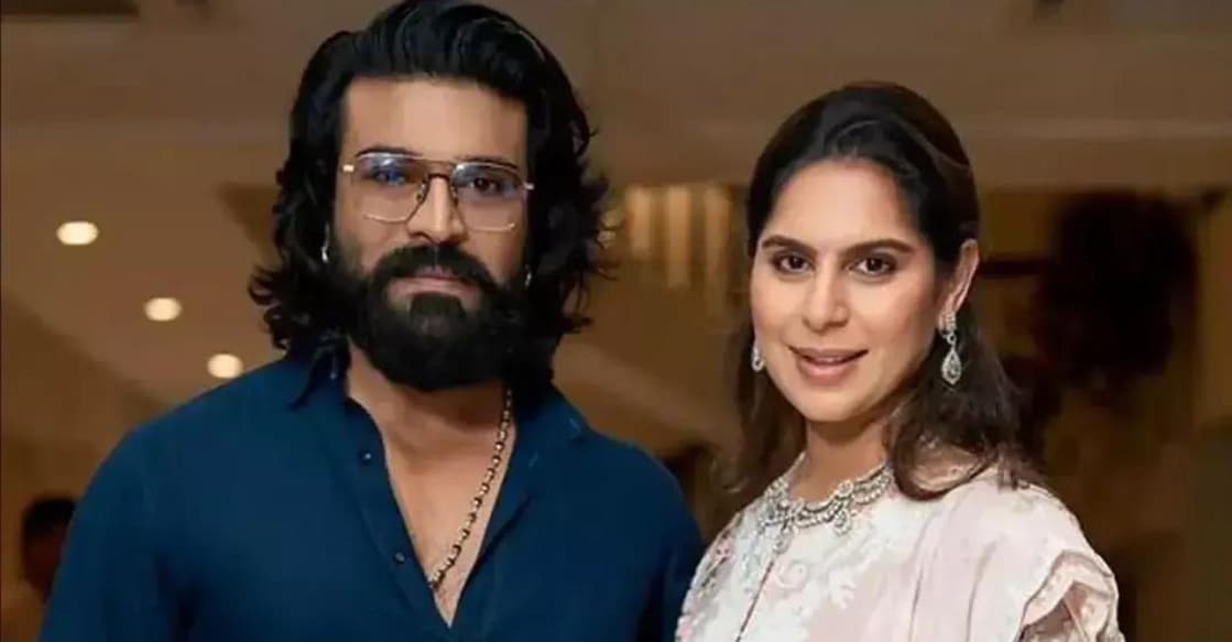Ram Charan and Upasana. Photo: Special Arrangement