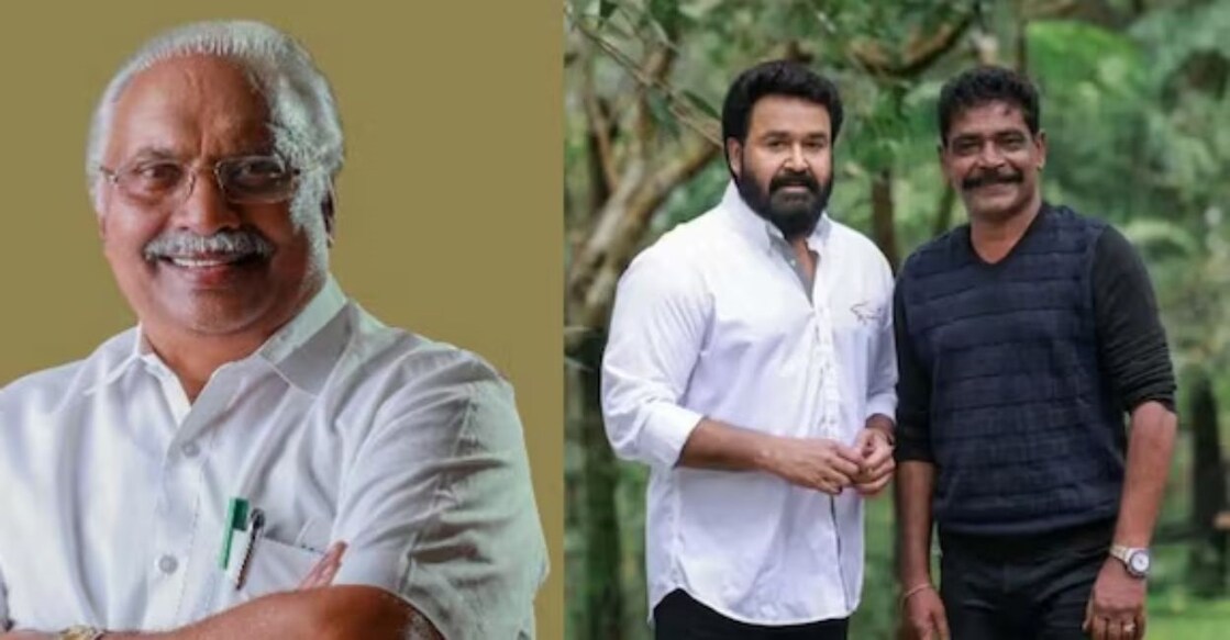 Gokulam Gopalan, Mohanlala and Antony Perumbavoor. Photo: Facebook