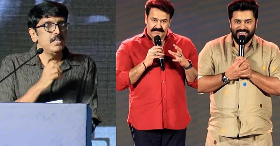 Unnikrishnan speaking at the event. Photo: Manoramaonline