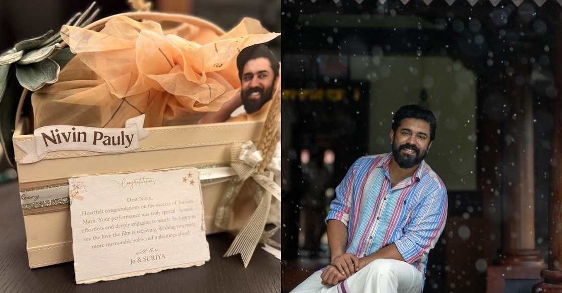The duo’s appreciation was not limited to Nivin alone. They also sent similar hampers to members of the film’s team, including actress Riya Shibu. Photo: Instagram/Nivin Pauly